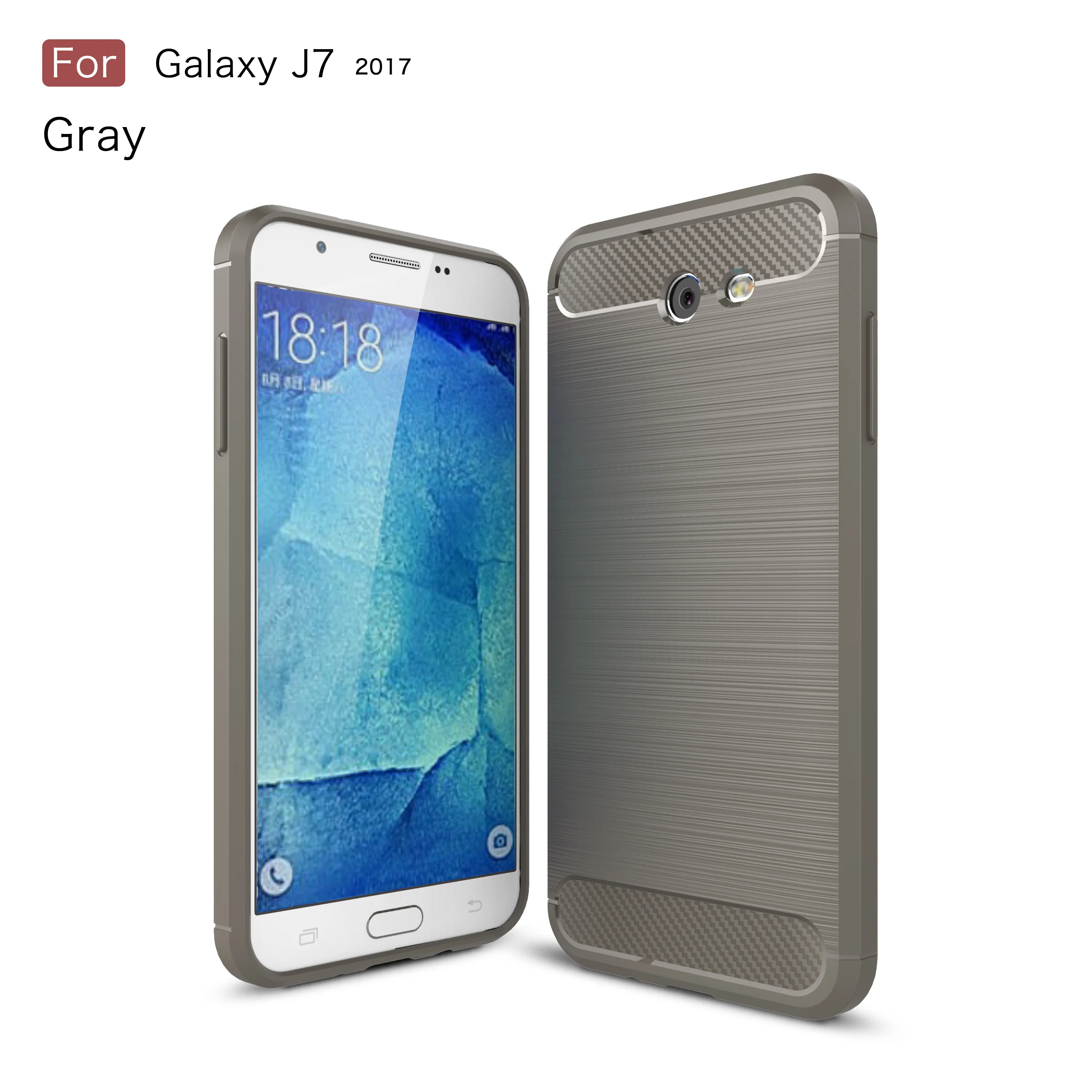 Fitted Case For Samsung Galaxy J7 V J 7 Verizon SM-J727 SM-J727V Bumper Phone Silicon TPU Cover J7Verizon SM J727 J727V |