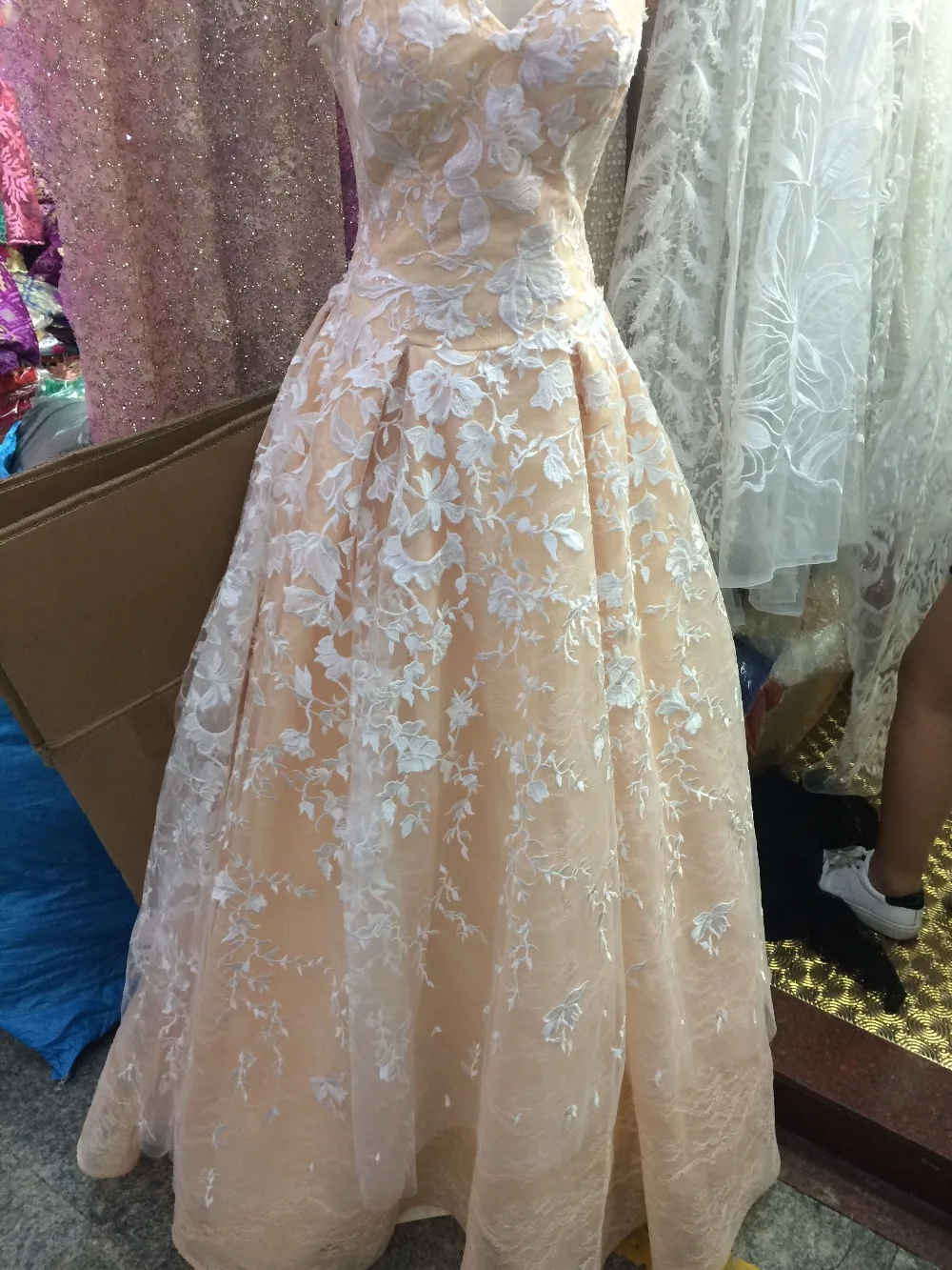 3D Цветочная Вышивка текстильная кружевная ткань (5 ярдов/Лот) Африканская