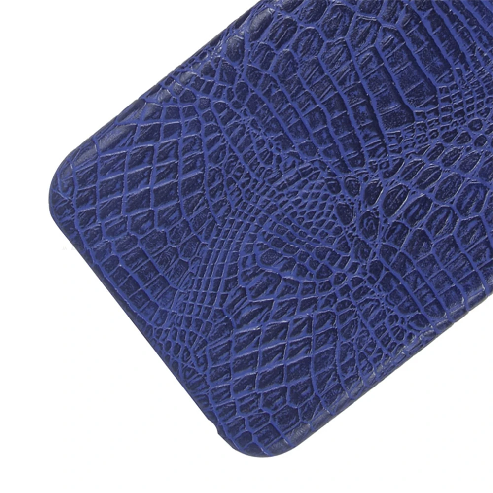 Dark Blue Змеиной кожи крокодила задняя крышка кожаный чехол для LG V50 V40 V35 V30S V30 G8 G7 плюс ThinQ G6 Q8 Q7 Q6a Q6 Альфа стилус Stylo 3 - Цвет: Dark Blue