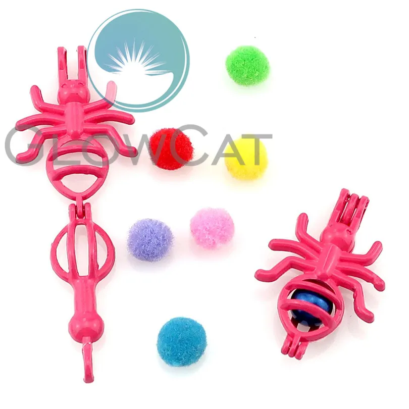 1 шт. Розовая звезда рыба паук крест сердце цветок бусины клетка для духов