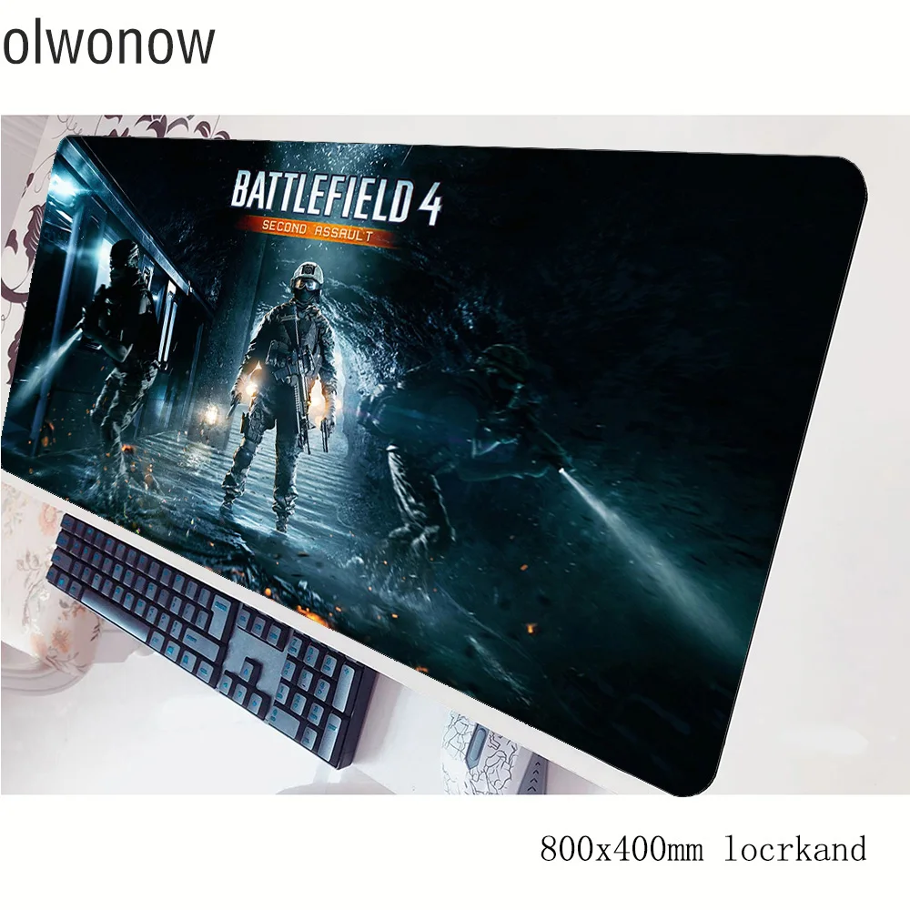 Игровой коврик для мыши battlefield игровой 800x400x3 мм аксессуары ноутбука эргономичный