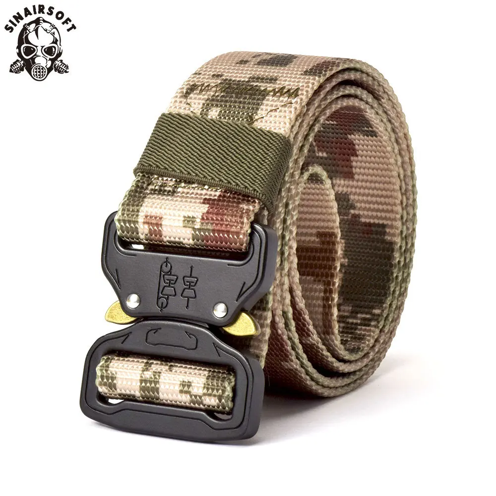 Ремень для охоты SINAIRSOFT военный тактический ремень из нейлона с металлической