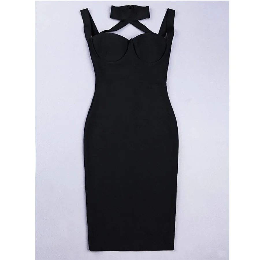 Deavogy 2017 роскошное Новое красное черное бежевое сексуальное платье миди с