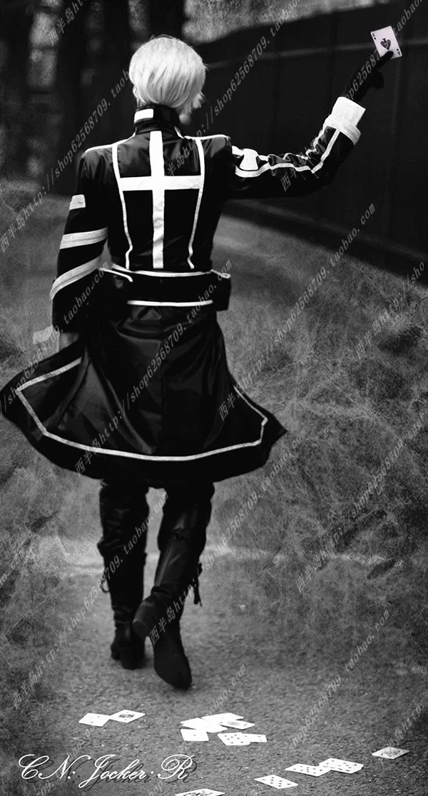 D.Gray-man Allen Walker искусственная кожа боевая одежда косплей костюм для вечерние -