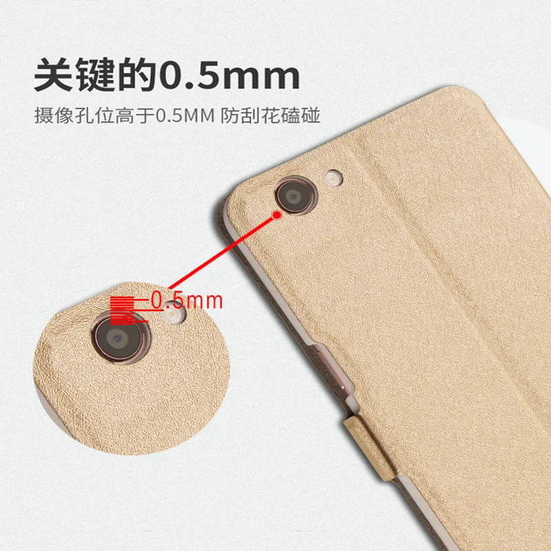 Открывающееся окно для oppo A59 A59m чехол телефона накладка кожаный A 59 м a59 Флип в виде