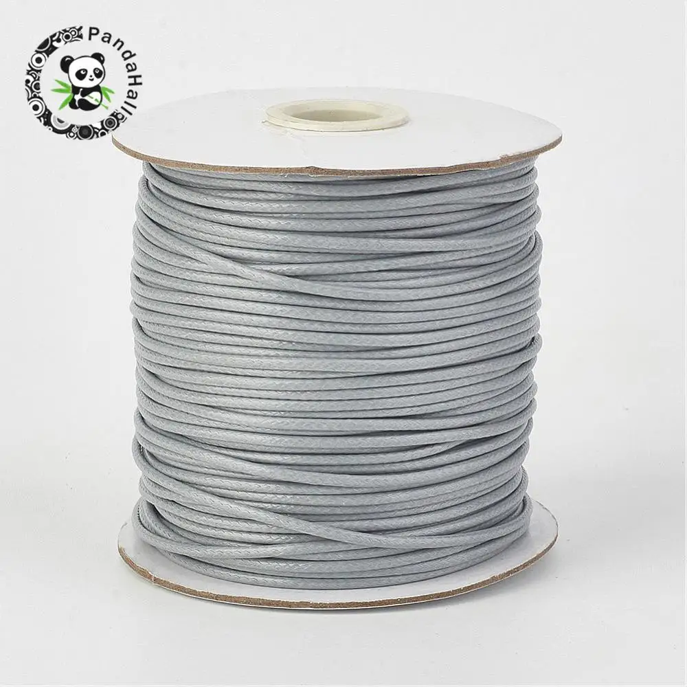 0,5 мм корейский воск полиэстер Cord Jewelry findings для самостоятельного изготовления ювелирных изделий около 200 ярдов/рулон(182,88 м/рулон