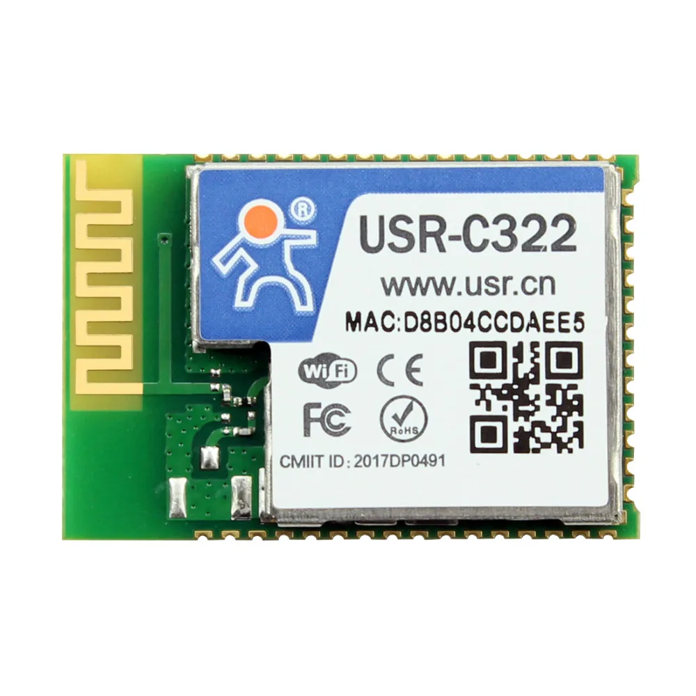 

USR-C322 промышленный маломощный последовательный UART для модуля Wi-Fi с чипом TI CC3200