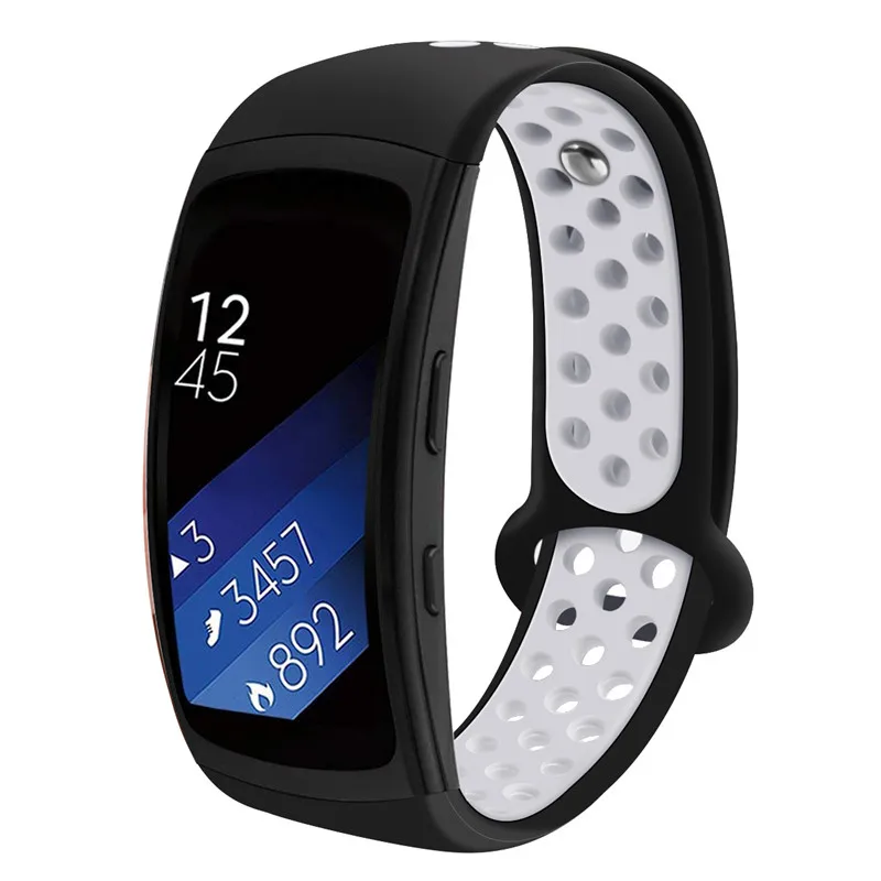 Для samsung gear Fit 2/gear fit2 pro ремешок умный браслет силиконовые дышащие спортивные часы R360/R365 полосы COMLYO Fit 5,5-8,1 дюймов