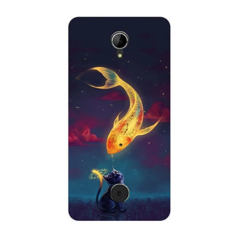 Soft Silicon Case For wiko U feel Fab UFeel Go Lite Prime Case Print Cover Rose Wolf Owl Patterned Phone Back Shell Fundas para
