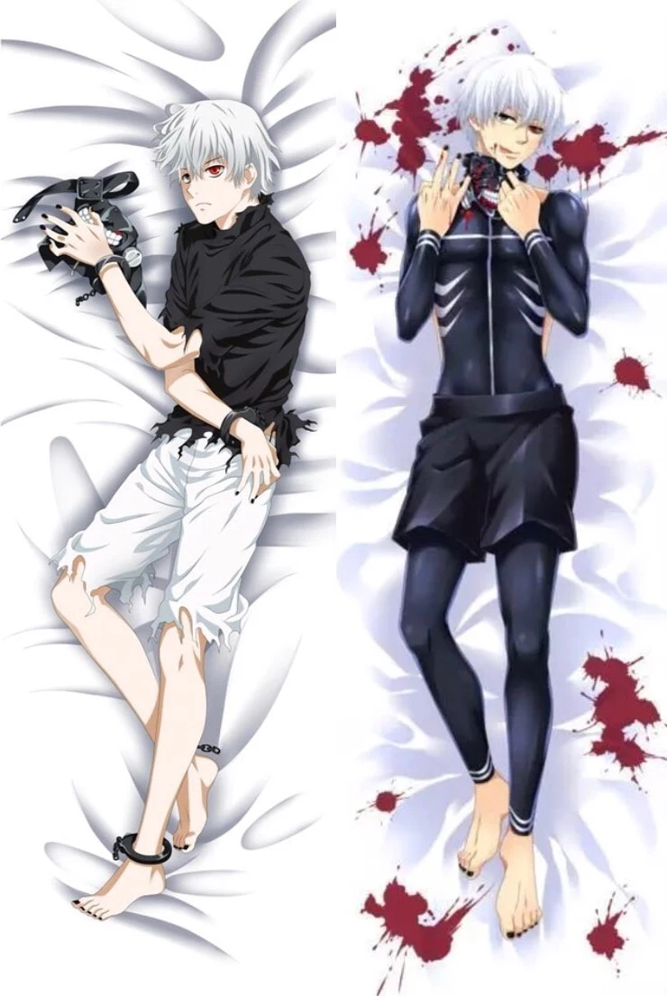Октября обновление короткая футболка с героями из японского аниме «Tokyo Ghoul Ken Kaneki Uta JUZO SUZUYA обниматься тела Чехол отаку Подушка «Dakimakura» крышка чехол