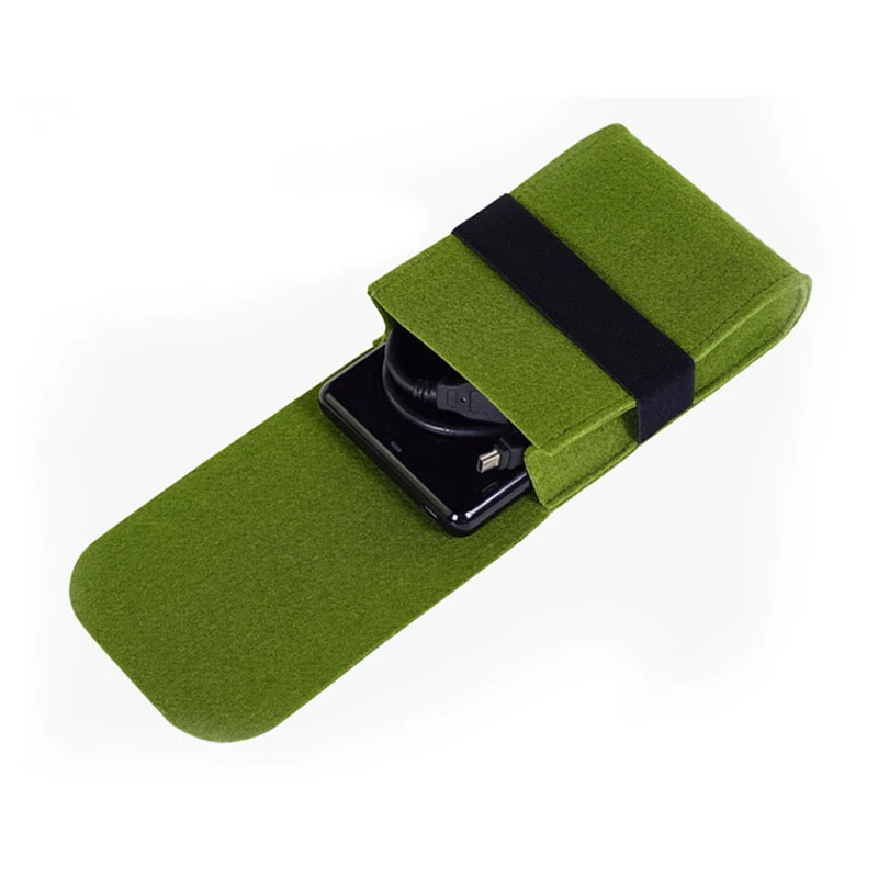 Дорожная шерстяная цифровая сумка для внешнего аккумулятора USB кабеля наушников
