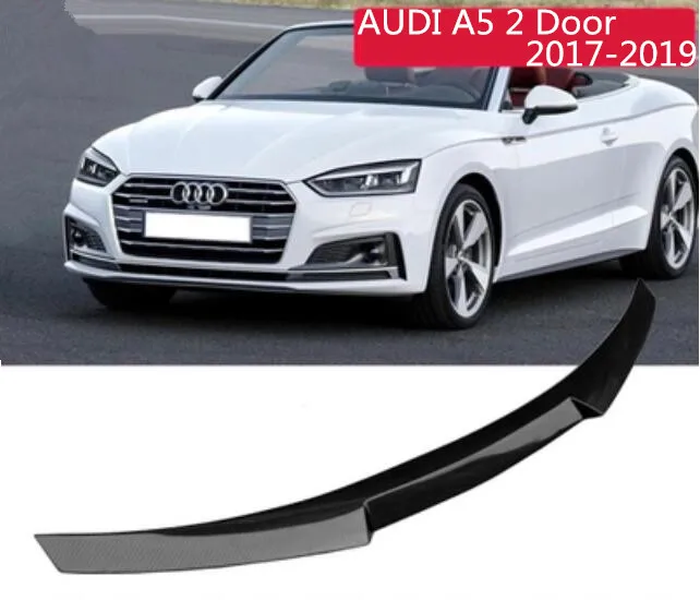 Углеродное волокно заднего крыла багажник выступ Спойлеры для AUDI A5 S5 RS5 2017 2018 2019