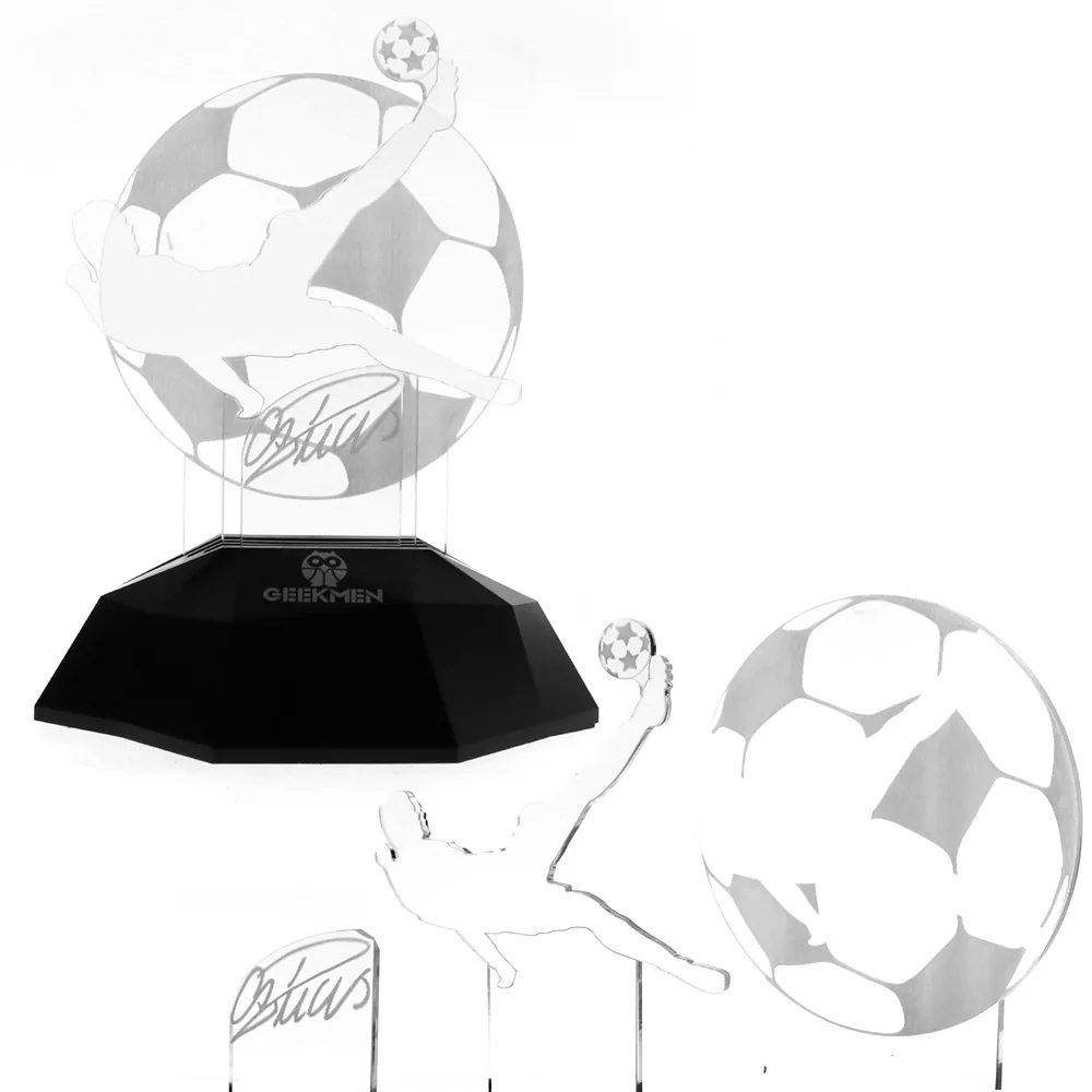 CR7 Криштиану Роналду удар мяч 3D линия лампа футбольный игрок Новинка