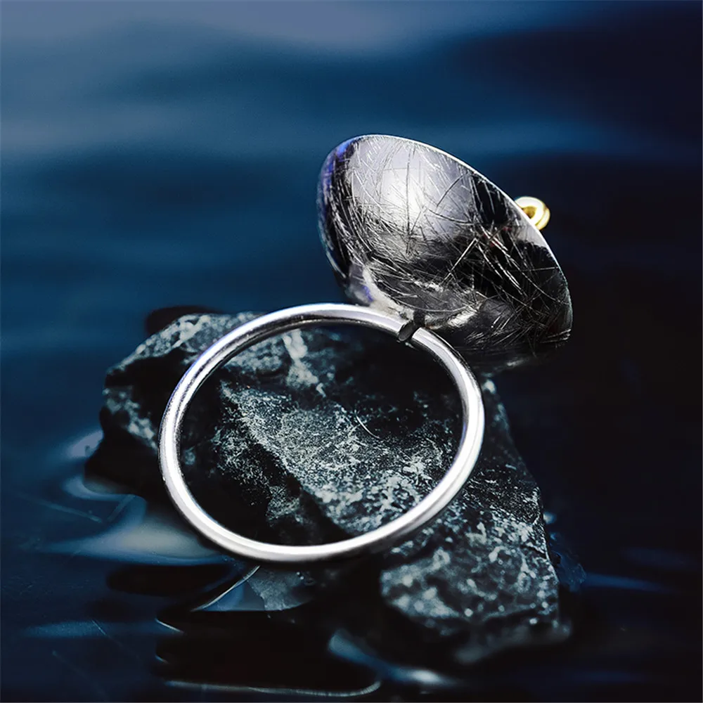 Lotus Fun Real 925 Sterling Silver Natural Creative Handmade Designer Fine Jewelry Poetic Swan In The Sea Rings for Women Bijoux | Украшения