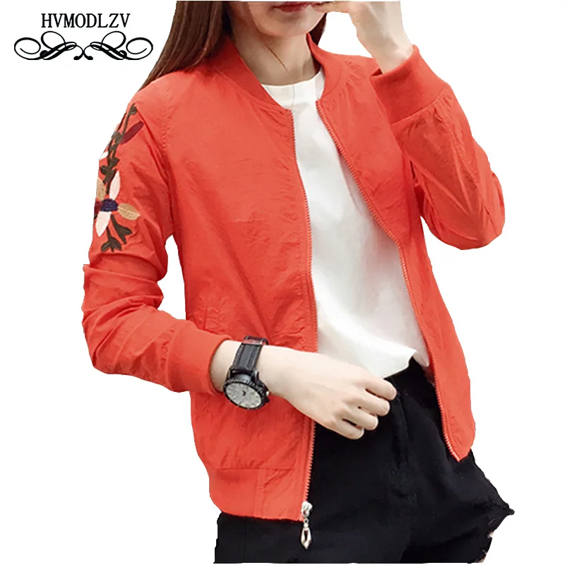 Женская куртка бомбер 2017 новинка размера плюс с длинным рукавом и солнцезащитным