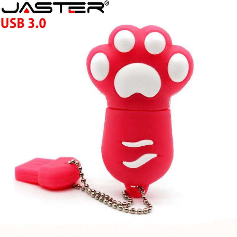 USB-флеш-накопитель JASTER в виде кошачьей лапы 64 ГБ 32 16 | Компьютеры и офис