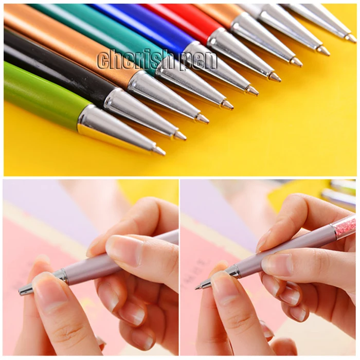 Горячая многофункциональная Алмазная Хрустальная сенсорная Шариковая ручка для