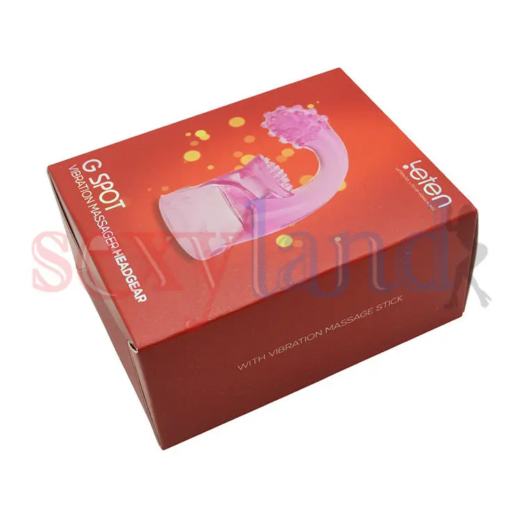 Leten Мягкий сенсорный палец Vibe G Spot стимулирующий головной убор для Волшебная