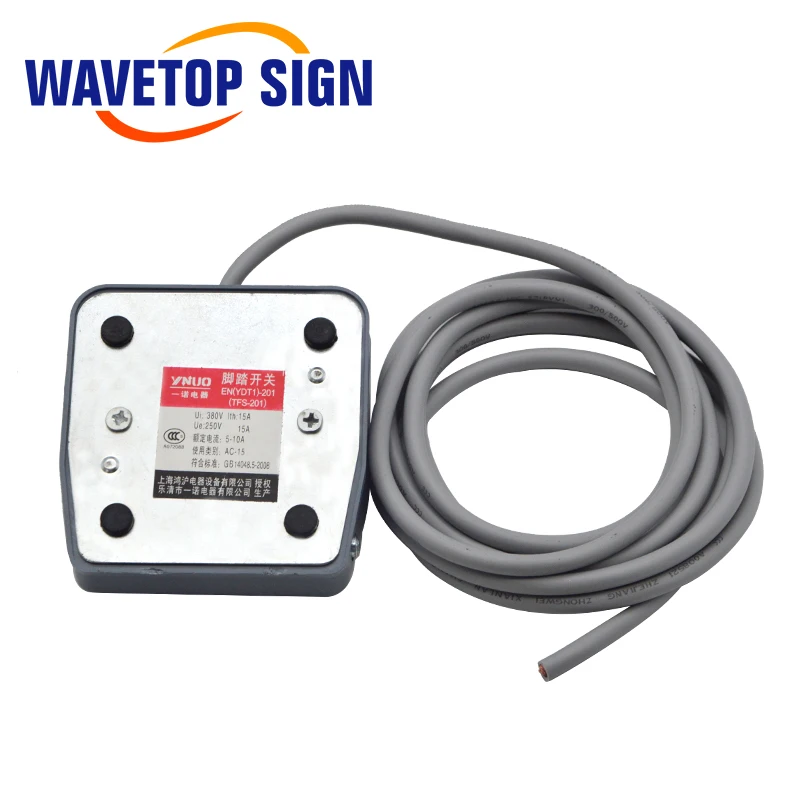 WaveTopSign ножной переключатель напряжения &lt220 В 2Pin для волоконно-лазерной