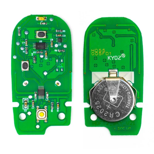 Keyecu Новый БЕСКЛЮЧЕВОЙ дистанционный ключ для входа брелок от машины 2 + 1 кнопка