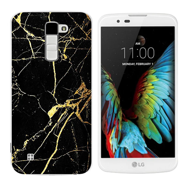 Мягкий ТПУ чехол для телефона LG K10 K 10 LTE K420N K430 K430DS 5 3 задняя крышка с принтом сосны |