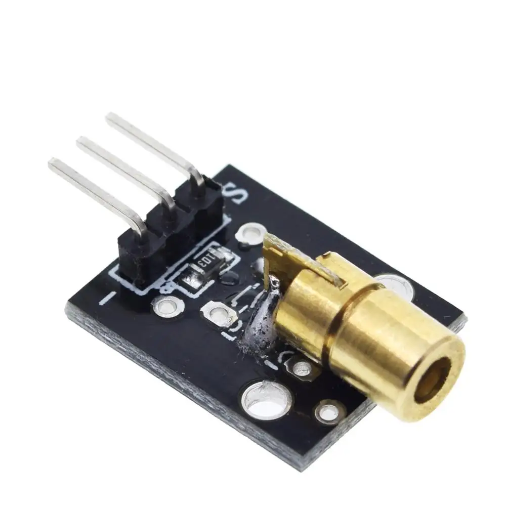 Завеса KY 008 3pin 650nm красный лазерный передатчик точка лазерного диода Медь головка