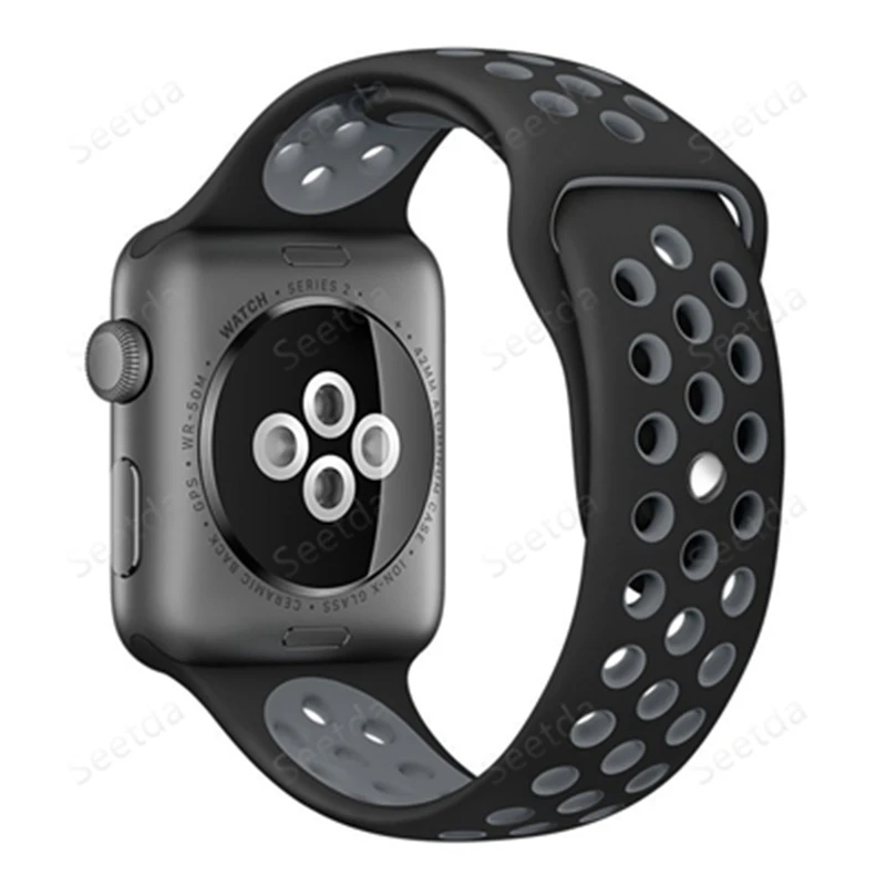 JMUSIWB ремешок для спортивных часов apple watch band 4 3 42 мм/44 мм iwatch 38 мм/40 correa Браслет 2