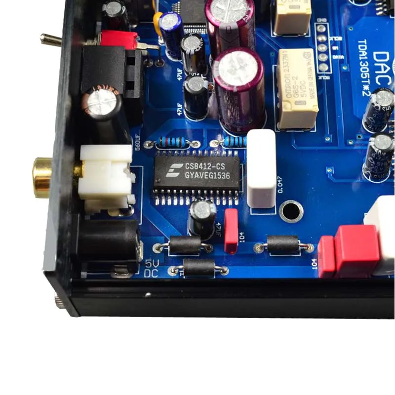 Высокое качество двойной TDA1305 ЦАП CS8412 CM108 USB декодер HiFi с волоконный коаксиальный вход для Hi-Fi усилитель