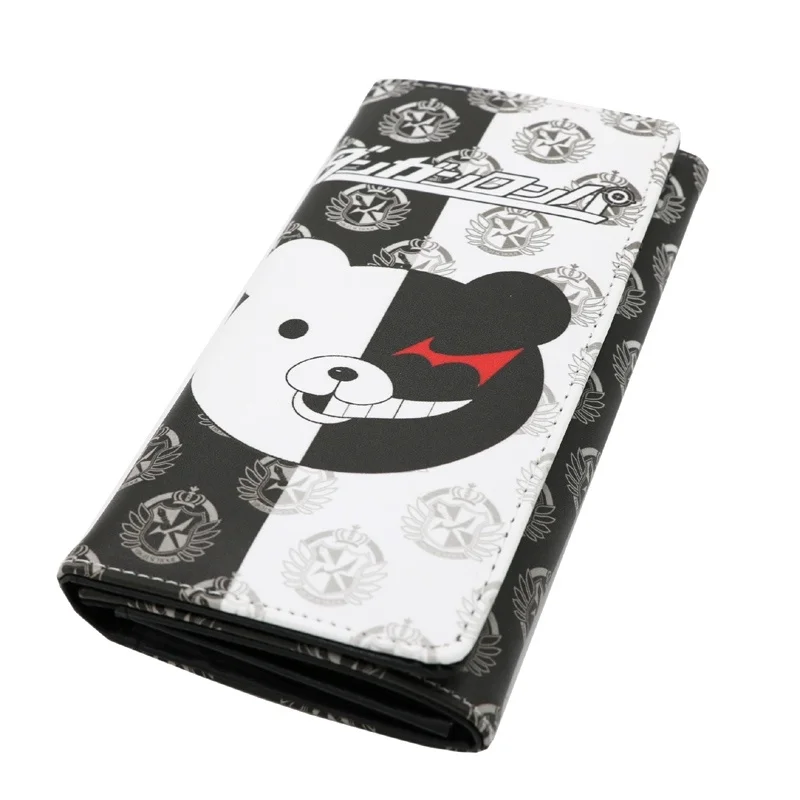 Длинный Красочный кошелек Danganronpa с кнопкой|Мужские кошельки| |