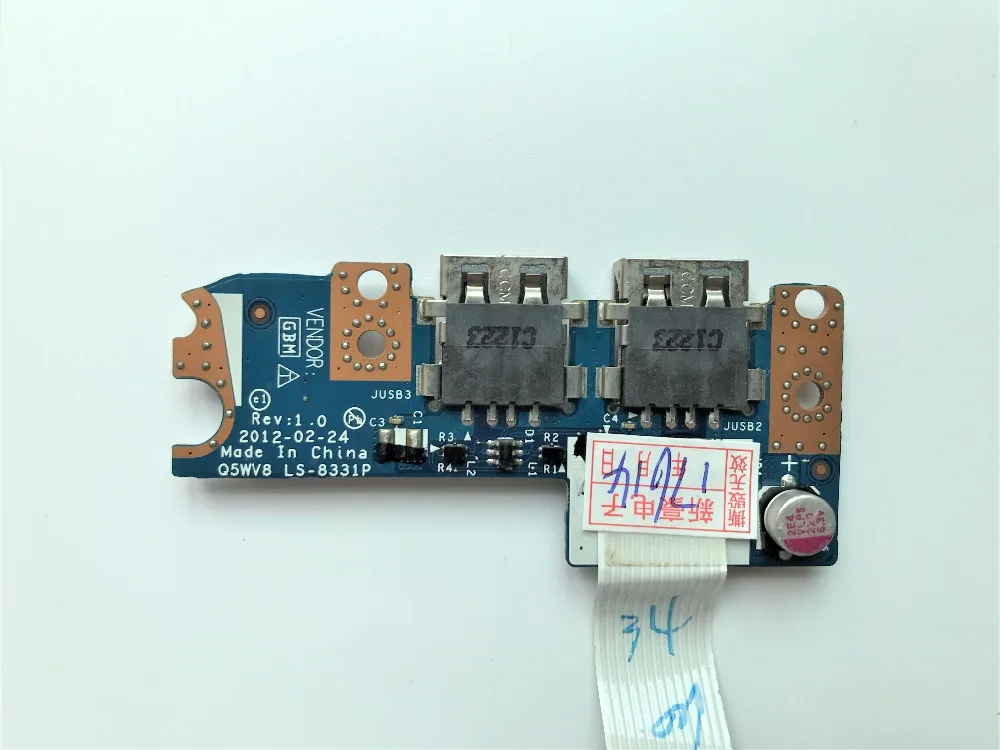 Оригинальный Для Acer Aspire V3 571G 551G 551 USB порт плата с кабелем LS 8331P|porte cable|board boardusb usb |