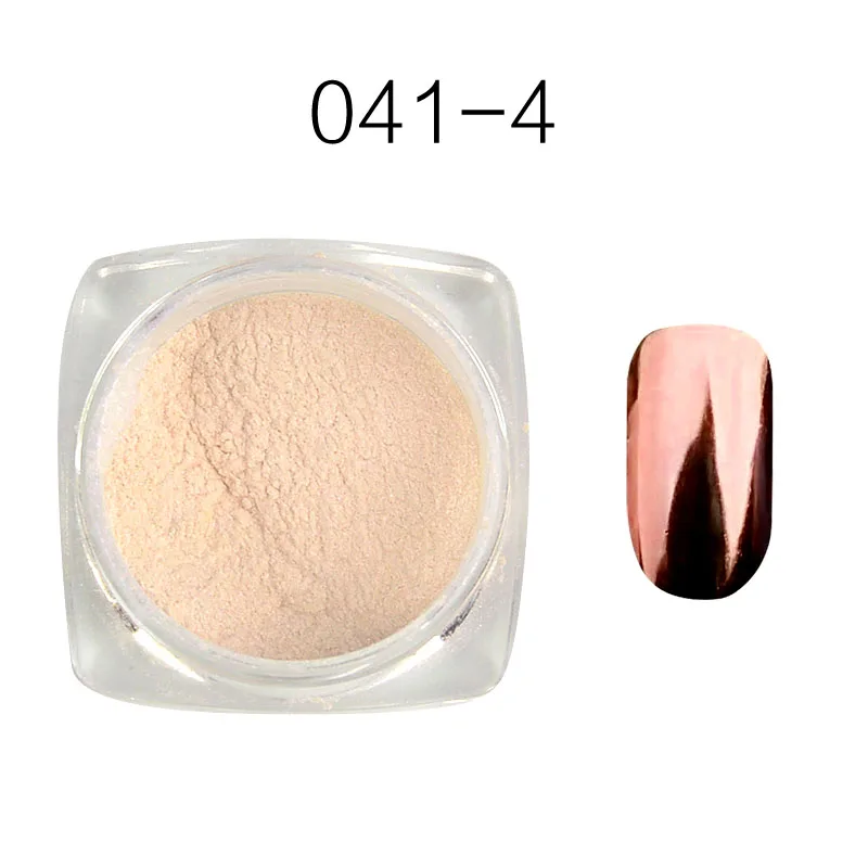 41-04 1 Box Shinning Mirror Nail Glitter powder Nail Art Tip Decoration Magic Glimmer Powder Women Nails DIY Decoration - Цвет: 41-04