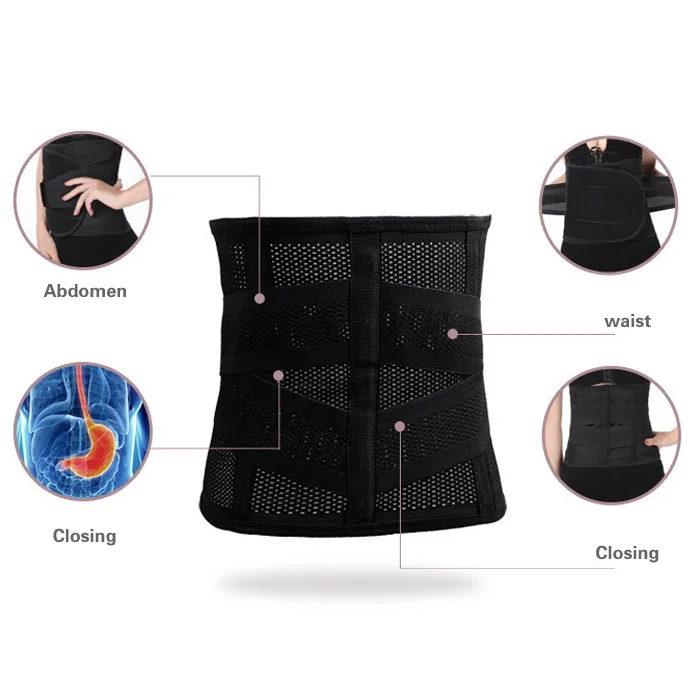 Новинка 2019 дышащий пояс для похудения формирователь тела корсет талии тренажер