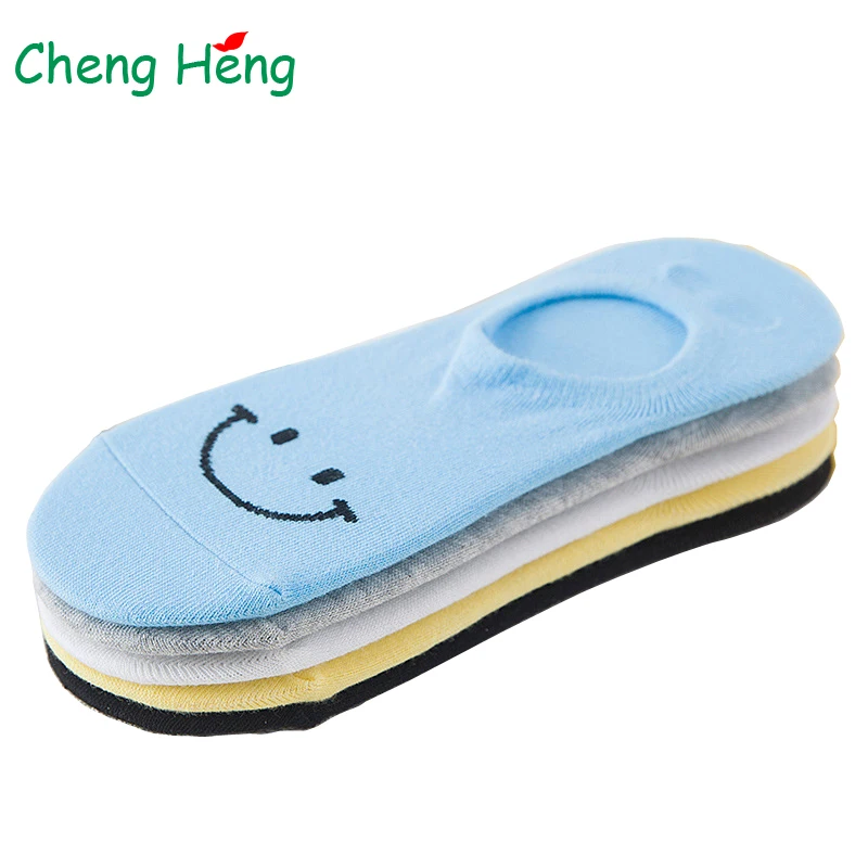 Женские хлопковые носки лодочки летние и осенние из силикагеля Нескользящие