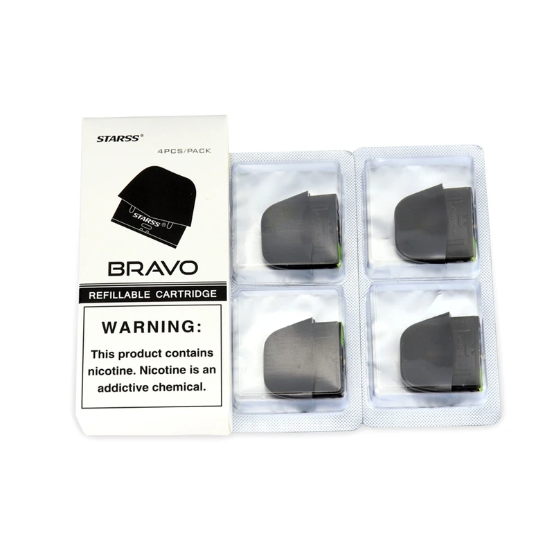 Новый оригинальный STARSS BRAVO Pod картридж для комплект электронной сигареты 2 мл Vape