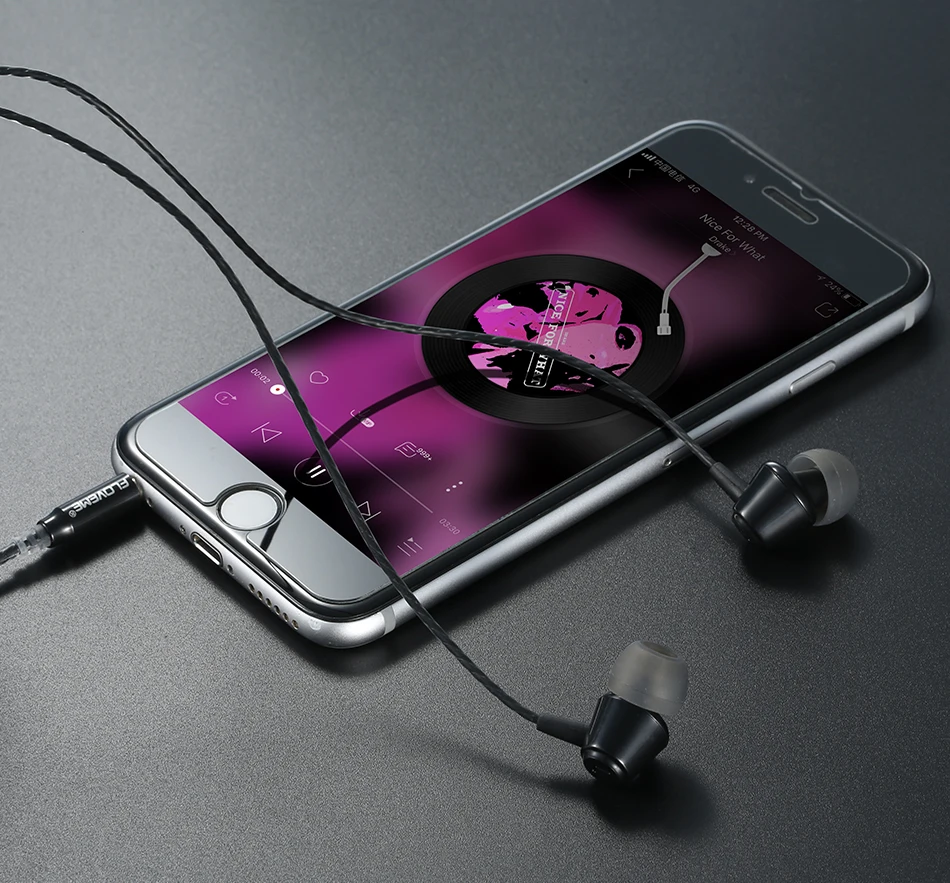 FLOVEME наушники вкладыши HiFi тяжелый бас стерео музыка 3 5 мм для iPhone samsung Xiaomi huawei Fone De