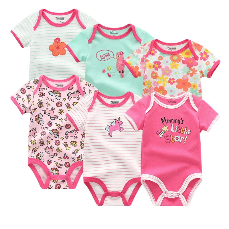 baby girl clothes107 Реквизит для новорожденных, боди, одежда для маленьких девочек Хлопковое боди Bebe, bebe, одежда для мальчиков Боди для малышей от 0 до 1 года - Цвет: baby girl clothes107