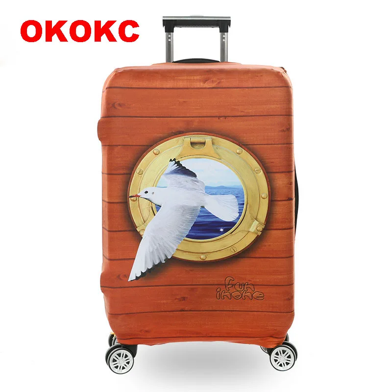 Плотный чехол OKOKC для багажа с двойным журавлем защитный дорожного костюма