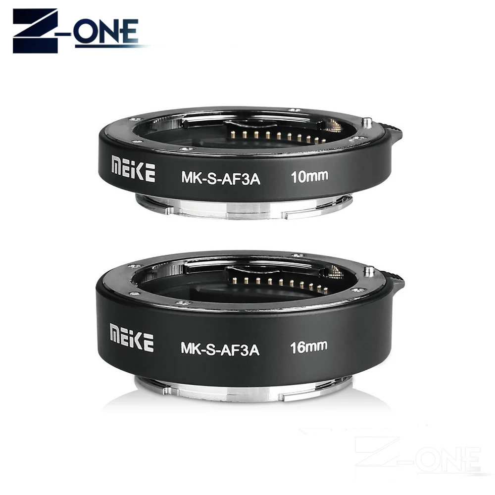 Металлическая удлиняющая трубка Meike для Sony A7RII A7RIII A7II A7III NEX с автофокусом 10 мм 16