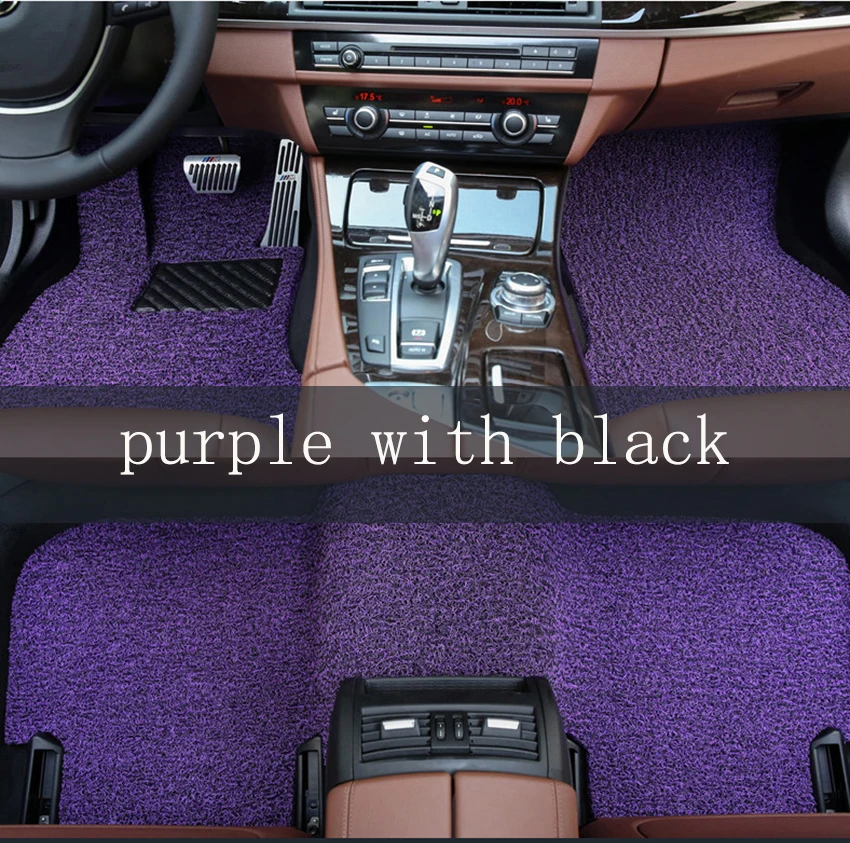 Пользовательские автомобильные коврики для Volkswagen все модели polo golf 7 tiguan touran jetta CC