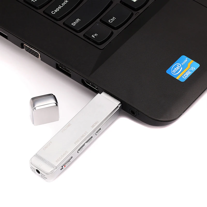 8G Профессиональный цифровой диктофон USB мини ручка MP3 плеер записывающее