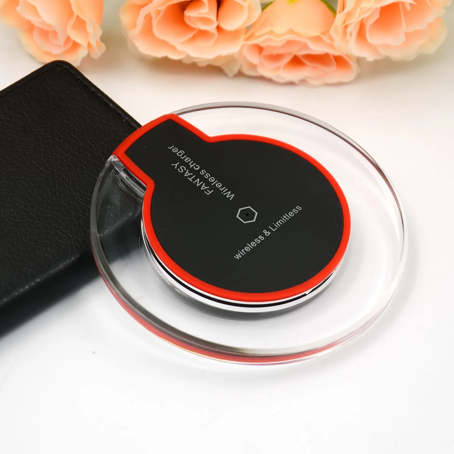 Besegad Qi Беспроводное зарядное устройство для зарядки power Pad Подставка Samsung Galaxy S8 Plus