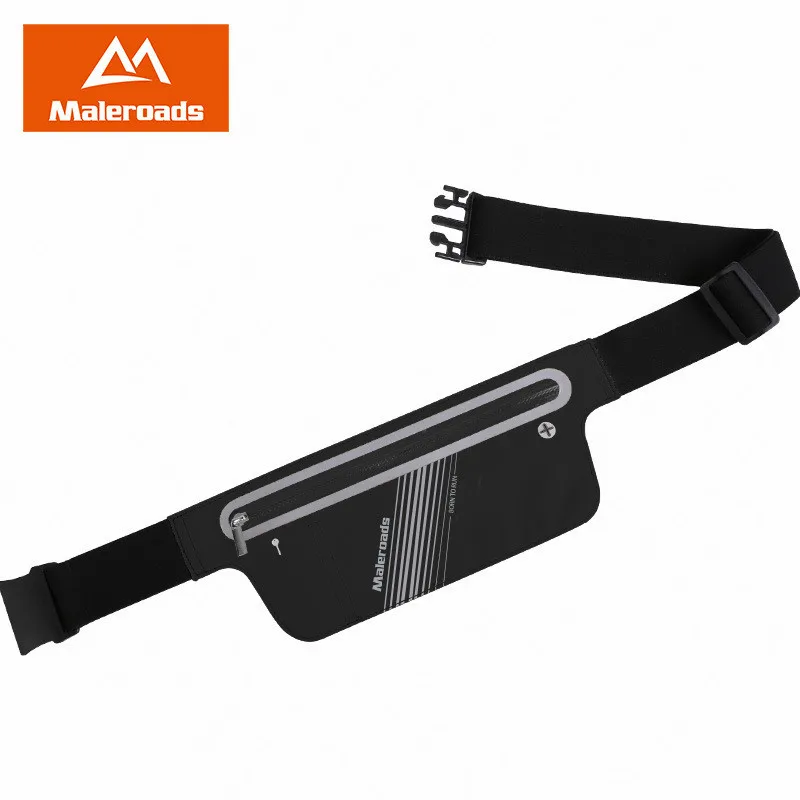 Поясная Сумка Maleroads для бега эластичный пояс Спортивная дышащая сумка легкая