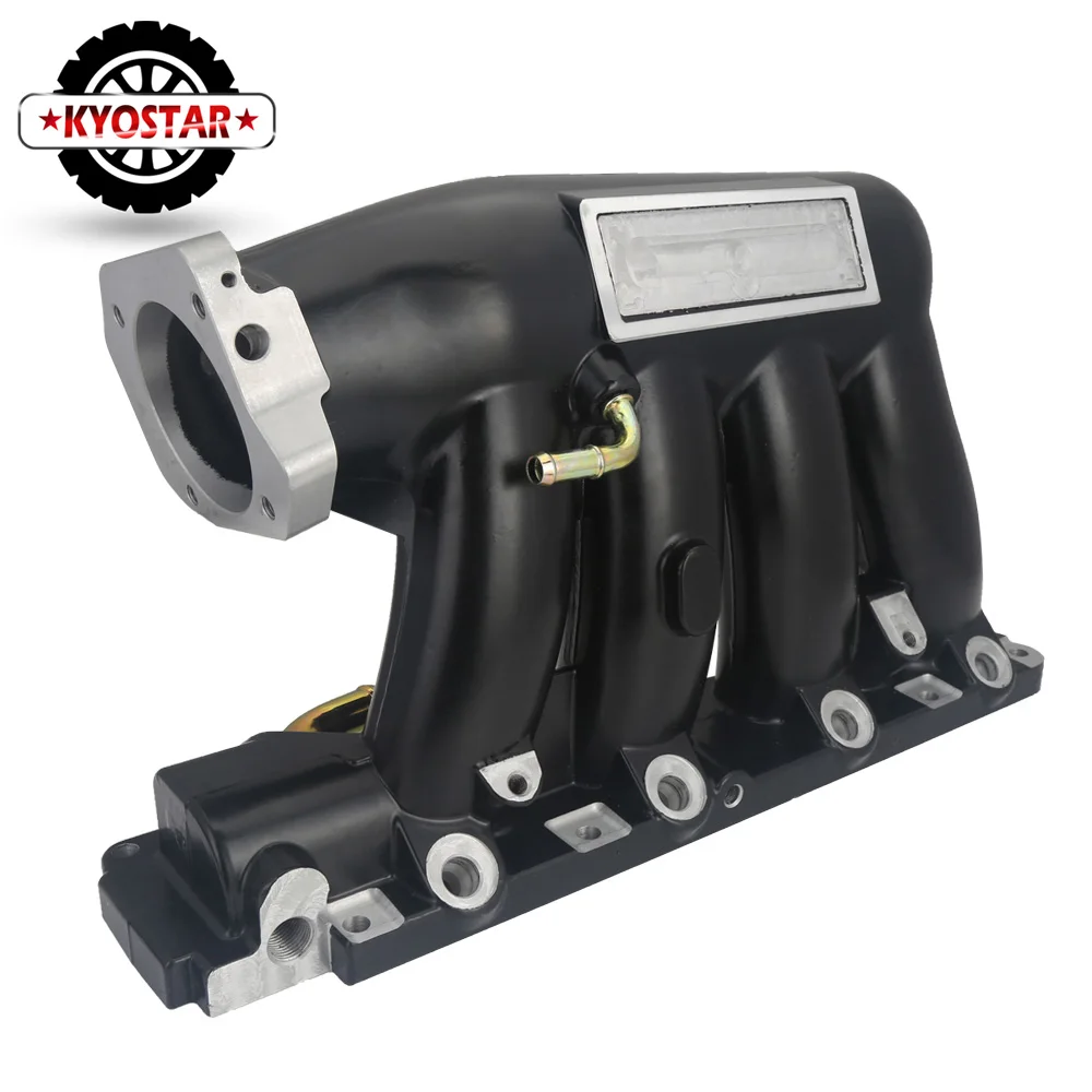 Black-With Sku logo Алюминиевый впускной коллектор для 06-11 Honda Civic 04-08 Acura TSX K20Z3 K20A2, A3, Z1 K24A1, A4 A8, Z1 - Цвет: Black-With Sku logo