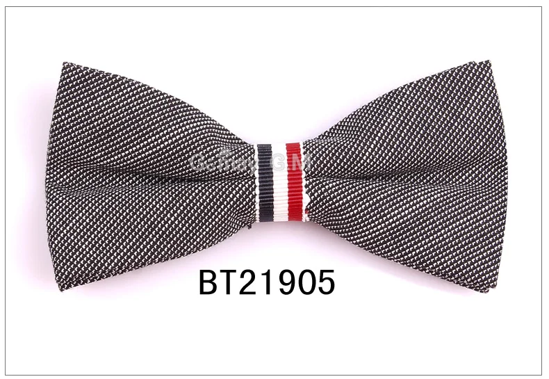 BT21905 5 см ширина мужские галстуки с бабочкой новые модные однотонные Галстуки Corbatas Gravata тонкий галстук для костюма шеи галстук и галстук-бабочка Наборы для мужчин - Цвет: BT21905