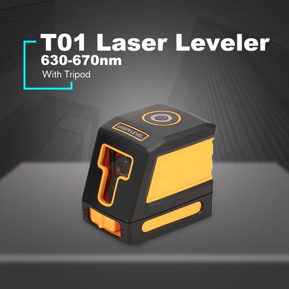 T01 линия лазерный нивелир уровень вертикальный горизонт крест мини красный