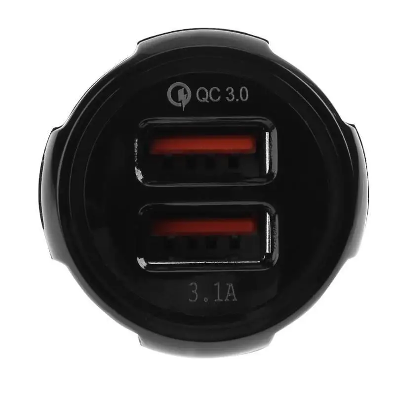 Зарядное устройство для телефона usb Автомобильное зарядное устройство 2 порта USB быстрое зарядное устройство 3,0 2,0 универсальное для iPhone Samsung Huawei HTC смартфон планшет