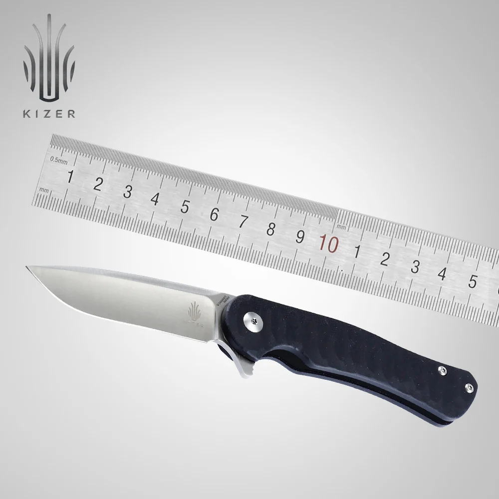 Kizer Knife Survival V3466N1/V3466N2 DUKES New G10 Handle with N690 Steel Blade Knife for Outdoor Camping EDC Tool