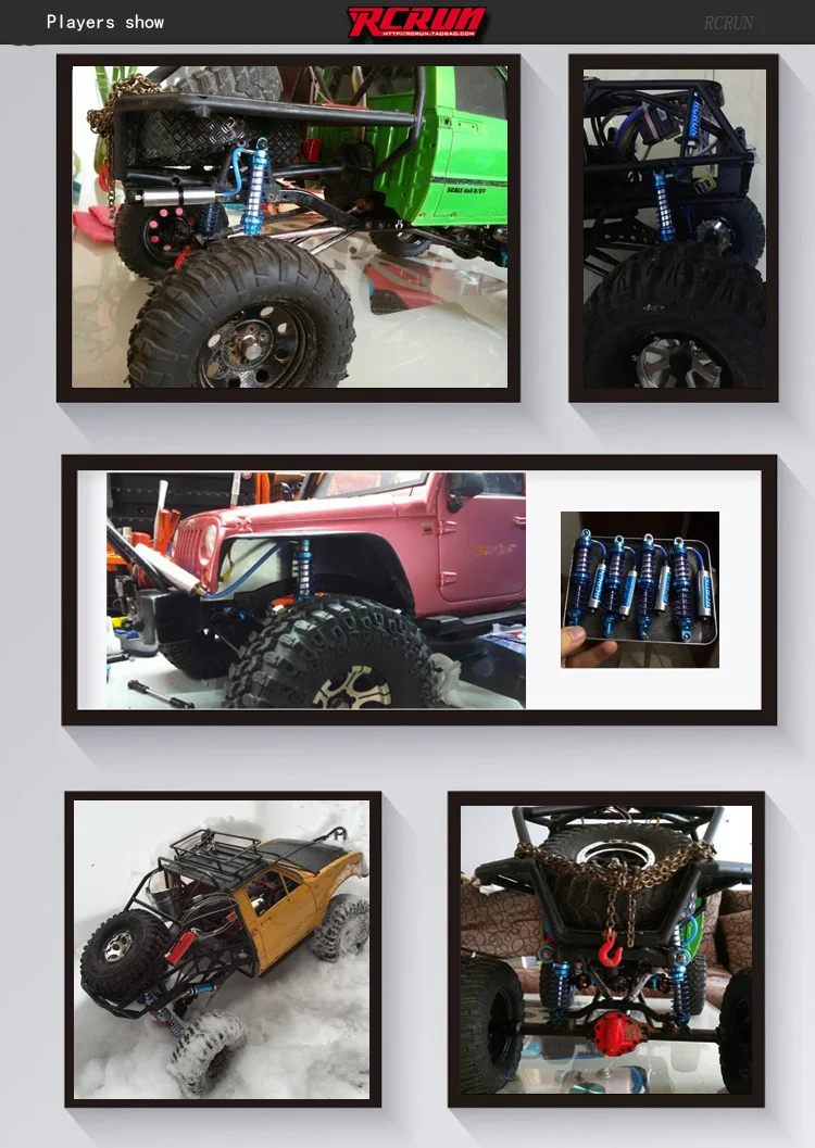 OK98002BL 123 мм Rc Гусеничный внедорожник пиггибэк масляный шок для RC4WDX4|rc crawler|rc crawler