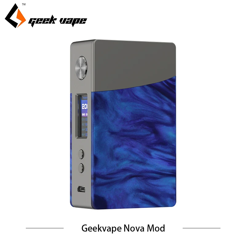 Оригинальный Geekvape Nova Mod Geek vape 200 Вт поле двойной батарея электронная сигарета