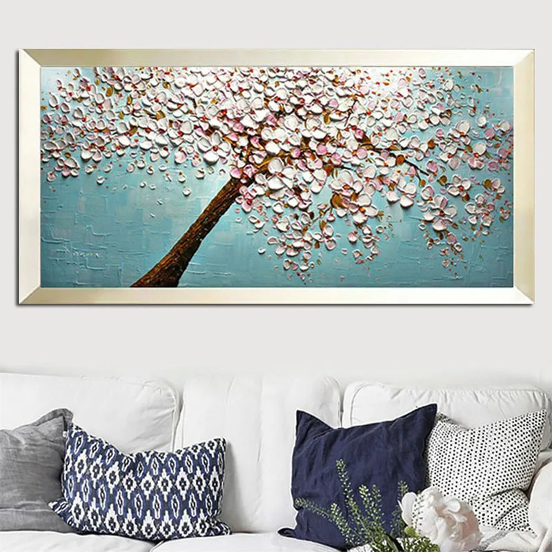 QIANZEHUI, алмазная вышивка DIY Fortune tree landscap, круглые стразы, алмазная живопись, вышивка крестиком, рукоделие